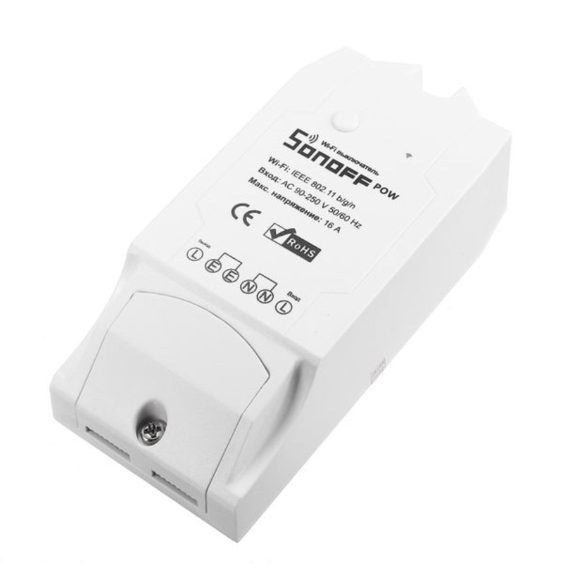 SONOFF POW 16A 3500W DIY WIFI Wireless Long Distance APP Remote Control Switch Socket Power Monitor