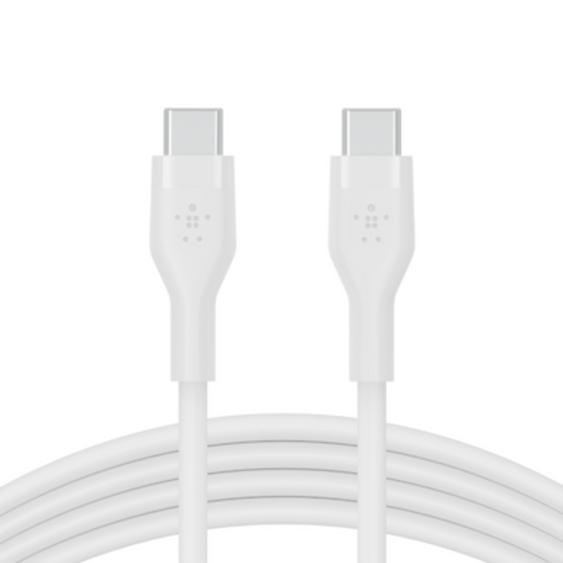 Belkin Boost Charge Flex USB-C to USB-C Cable 60W, 1M , White| CAB009BT1MWH