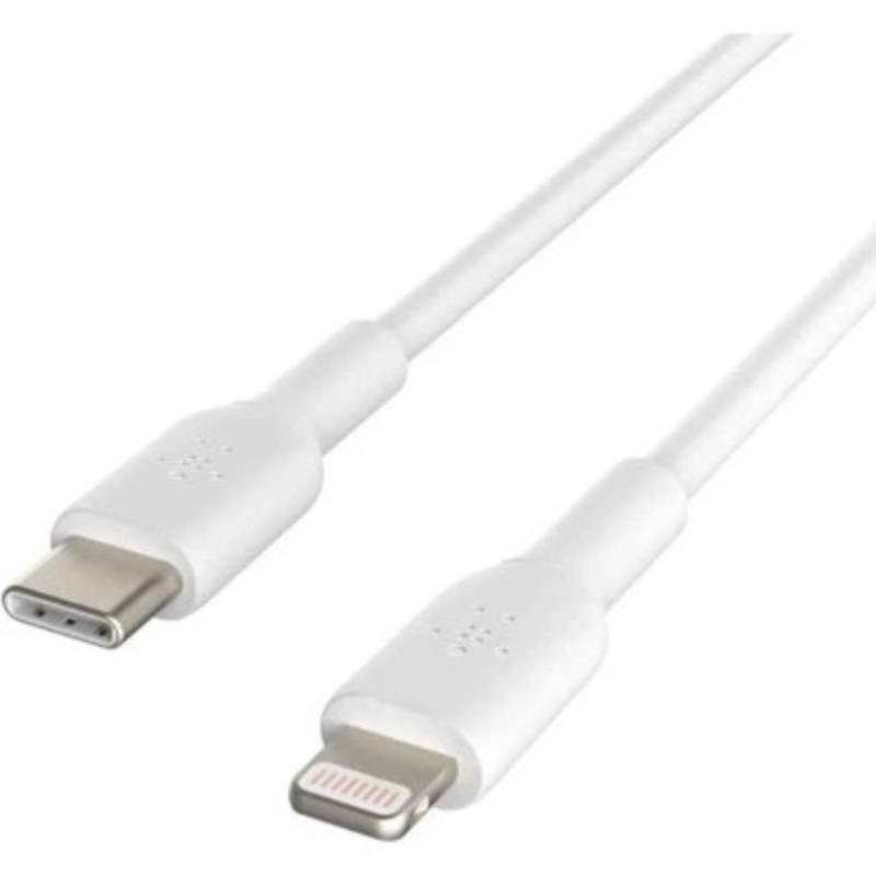 Belkin BoostCharge Flex USB-C to Lightning Silicone Cable 3m  White | CAA009BT3MWH