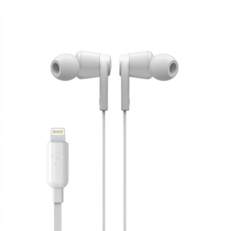 Belkin SoundForm Headphones with Lightning Connector, White |G3H0001BTWHT