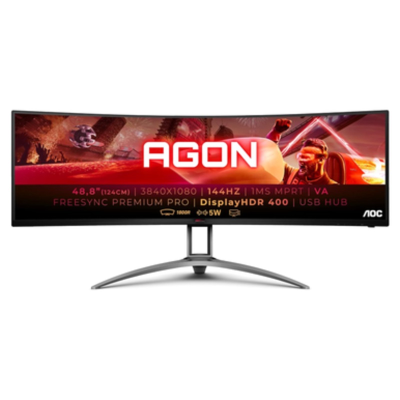 AOC AGON 49 Dual FHD Curved Gaming Monitor | AG493QCX