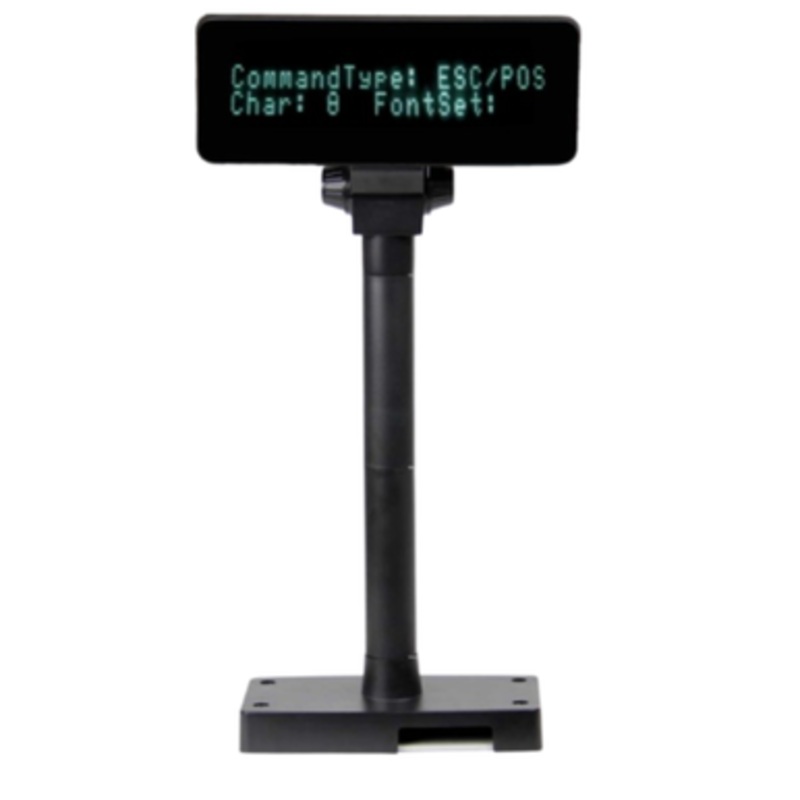 AppoStars Vacuum Fluorescent Customer Display With Pole and Stand | AP-210CE