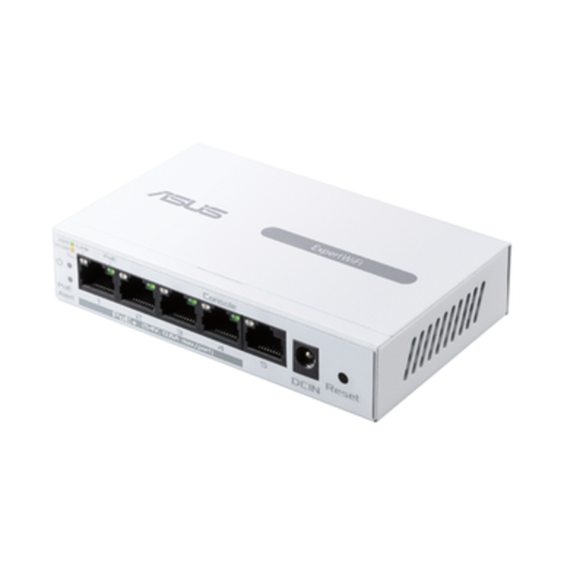 ASUS ExpertWiFi EBP15 – 5-Port GbE Smart Managed PoE+ Switch | 90IG08D0-MO3B00