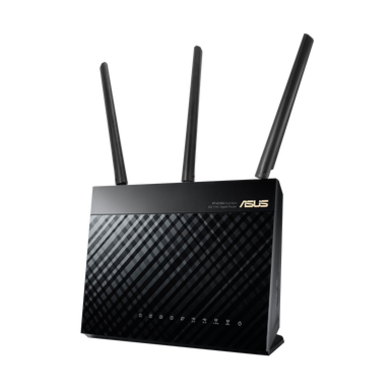 ASUS RT-AC68U AC1900 Dual Band Gigabit WiFi Router, AiMesh | 90IG00C0-BO3000