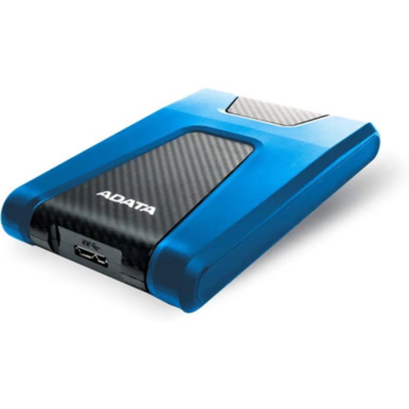 Adata HD650 1 TB Portable External Hard Drive -2.5 Inches, Blue | AHD650-1T