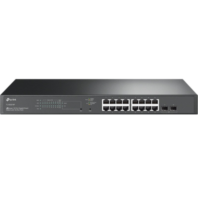TP-Link Switch JetStream Smart 18 Port Gigabit 16-Port PoE+(150w) & 2giga SFP Slots | TL-SG2218P