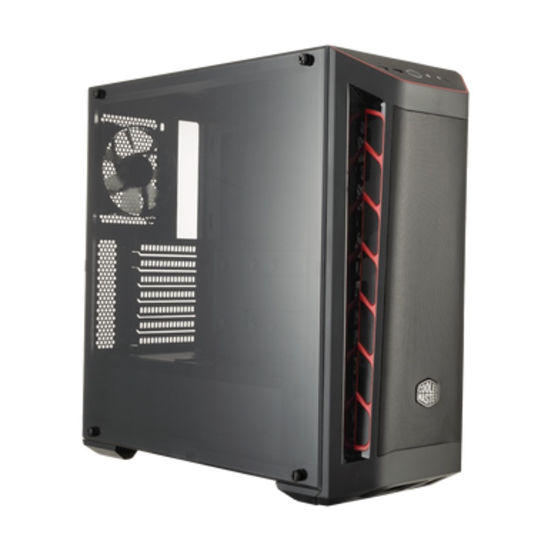 Cooler Master Gaming Case MasterBox MB511 with Red Trim