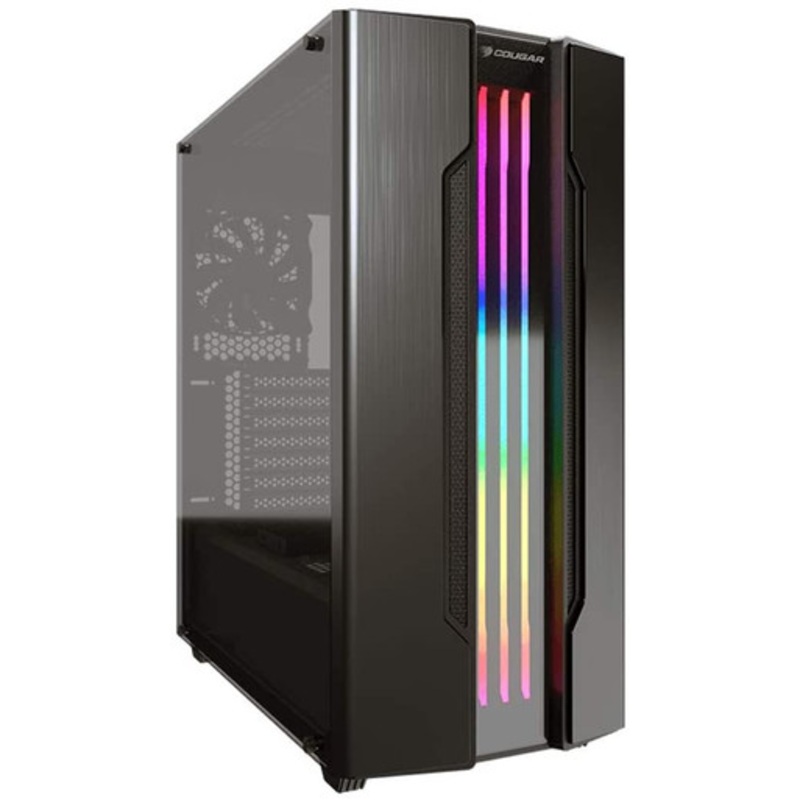 COUGAR GEMINI S Mid Tower Gaming Case with a Full-Size Tempered Glass Cover and Integrated RGB Lighting System | GEMINIS