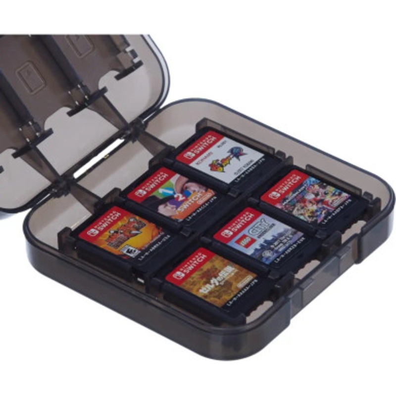 Amazon Basics Game Storage Case for 24 Nintendo Switch Games – 8.64 x 9.64 x 2.54 CM, Black | PBH-84360-1