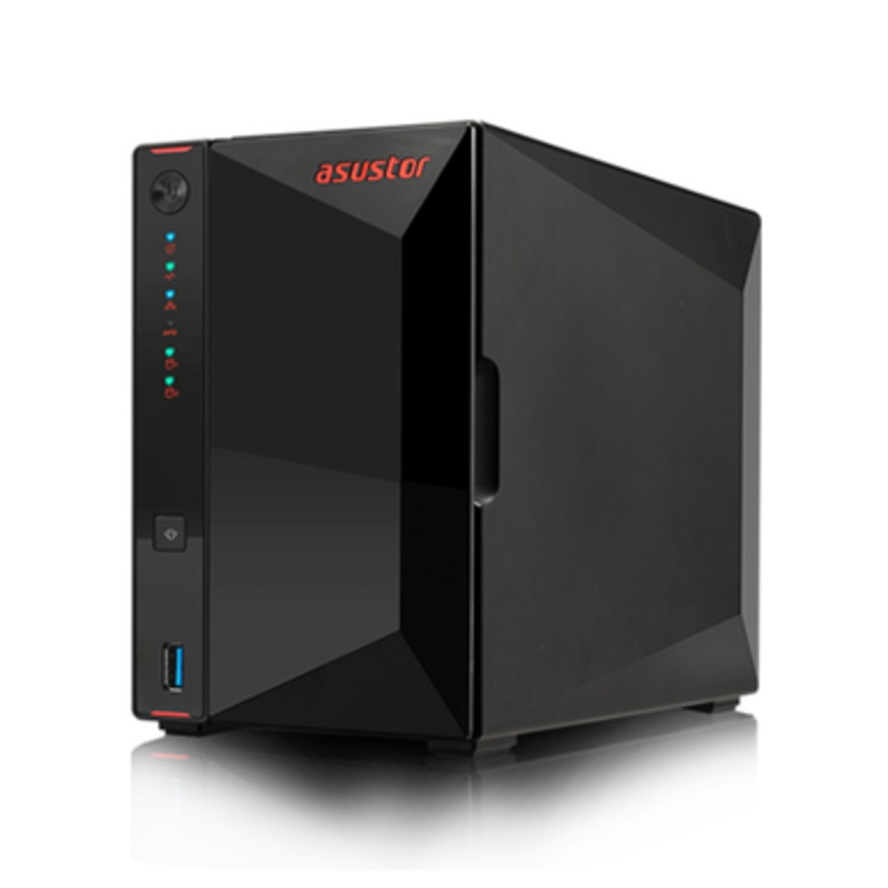 Asus Asustor AS5202T – Intel Celeron J4005 Dual-Core Gemini Lake burst up 2.7GHz – 2GB DDR4 SODIMM  (Max.8GB) – 3.5 HDD x 2 / 2.5 SSD x 2 | AS5202T