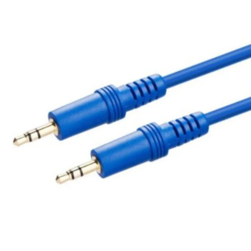 Audio Jack Cable M/M – 1 Meter ,Blue