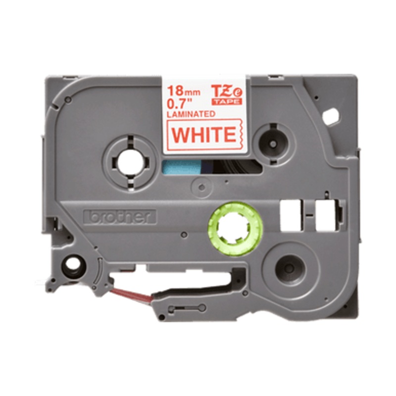 Brother Labelling Tape Cassette  Red on White, 18mm wide | TZe-242