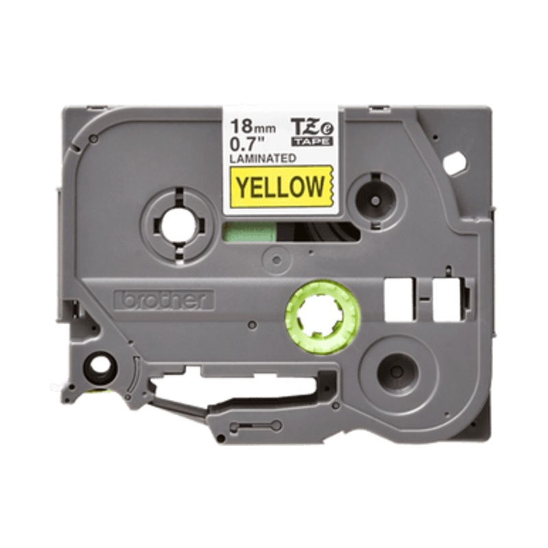 Brother Labelling Tape Cassette  Black on Yellow, 18mm wide | TZe-641
