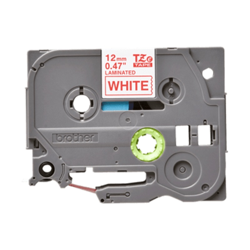 Brother Labelling Tape Cassette  Red on White, 12mm wide | TZe-232