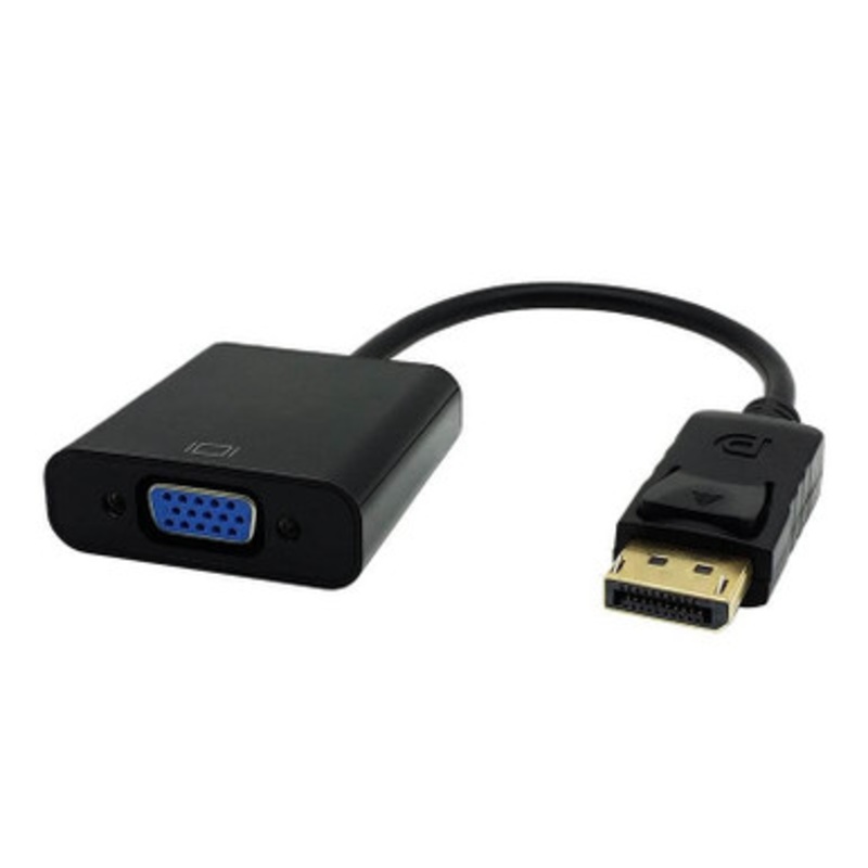 Display Port to VGA Adapter Dongle Video Converter for Laptop / PC / Monitor | DP.13411.03G