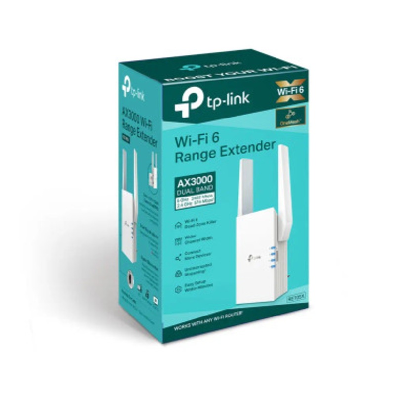 TP-Link AX3000 Mesh WiFi 6 Extender | RE705X