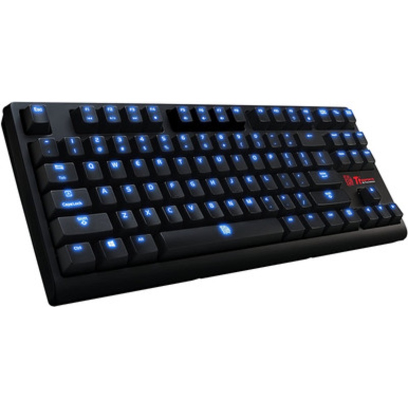 Tt Esports Poseidon Zx Illuminated Gaming Keyboard, Brown Switch Edition | kb-pzx-kbblus-01
