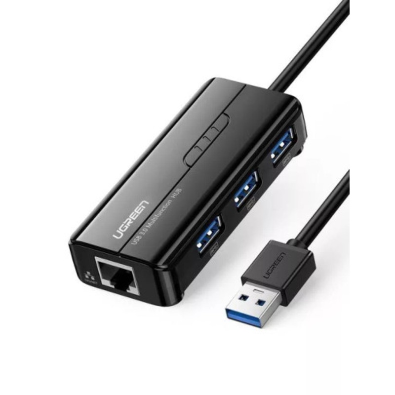 UGreen USB3.0 HUB with Gigabit Ethernet Adapter | 20265