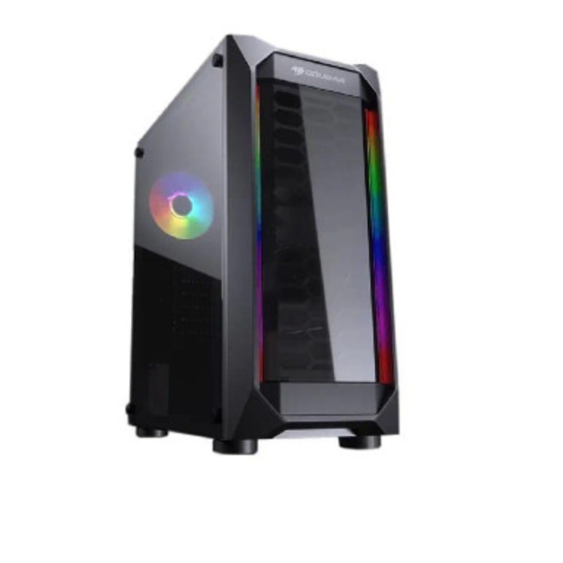 Cougar MX410 Powerful and Compact Mid-Tower Case with Dual ARGB Strips | MX410