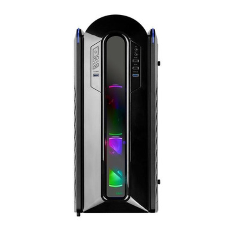 Thermaltake Versa C24 RGB Gaming Chassis Modding Case – Black | CA-1I6-00M1WN-00