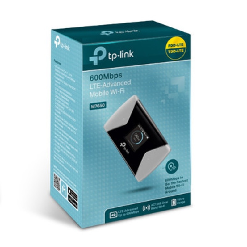 TP-Link 600 Mbps LTE-Advanced Mobile Wi-Fi | M7650