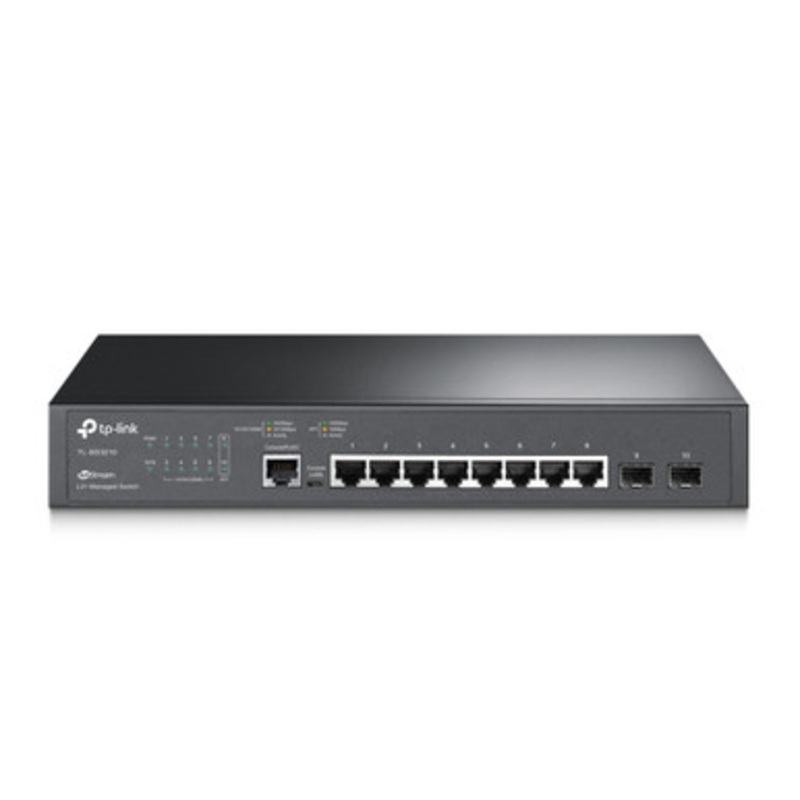 TP-Link JetStream 8-Port Gigabit L2 Managed Switch with 2 SFP Slots | TL-SG3210