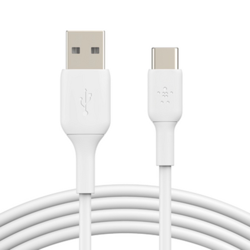 Belkin Boost charge Usb Pvc Cable 1 M Usb 2.0 Usb A Usb C – 2 Pack, White| CAB001BT1MWH-2PK