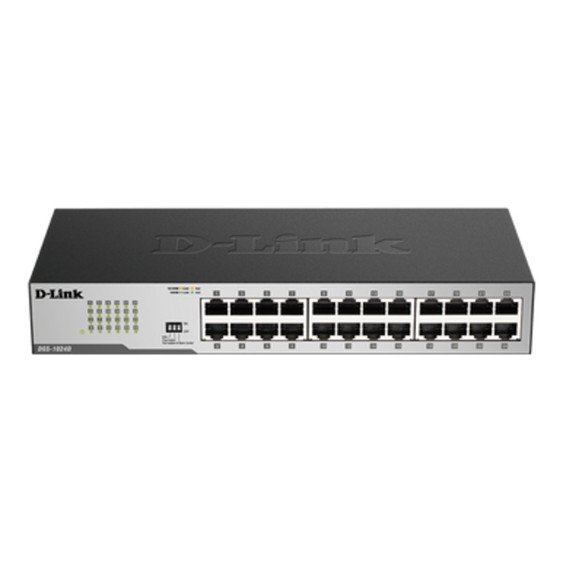 D-Link 24-Port Gigabit Unmanaged Desktop Switch | DGS-1024D/E