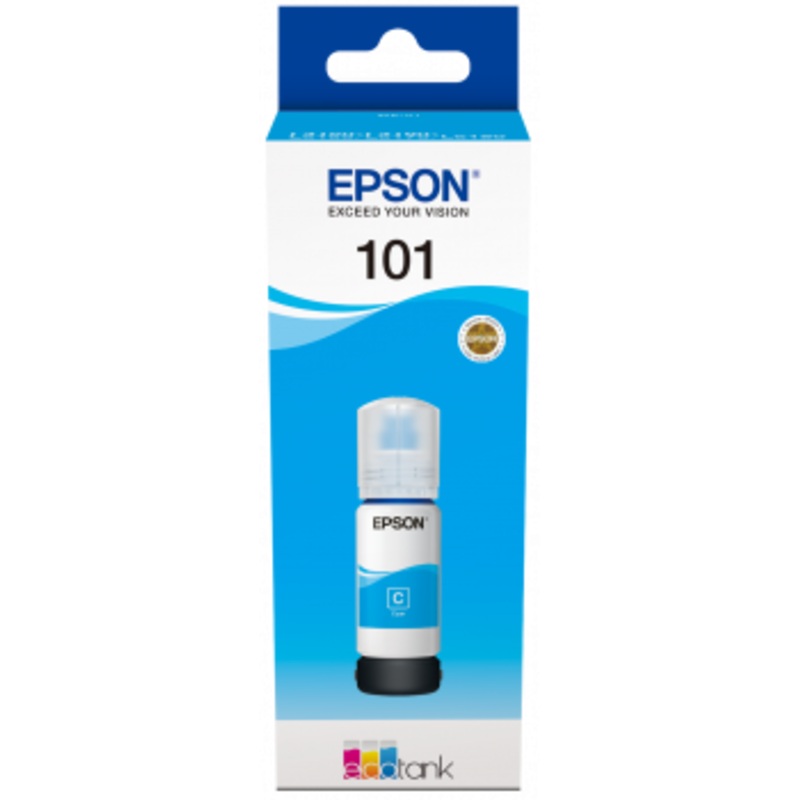Epson 101 EcoTank Cyan ink bottle | C13T03V24A