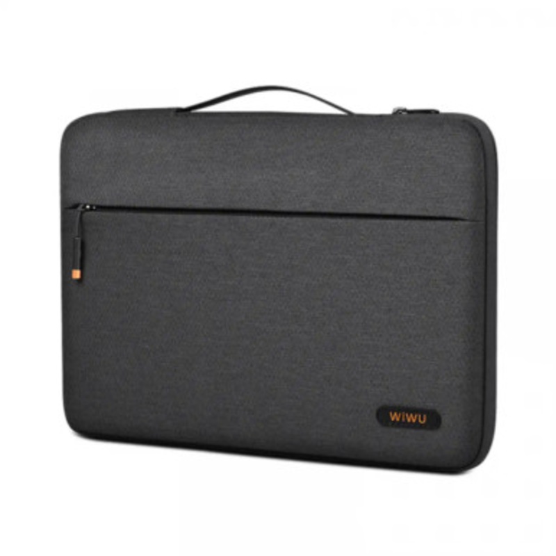 WiWU Pilot Water Resistant High-Capacity Laptop Sleeve Case 14 – Black | PWRHCLSC14B