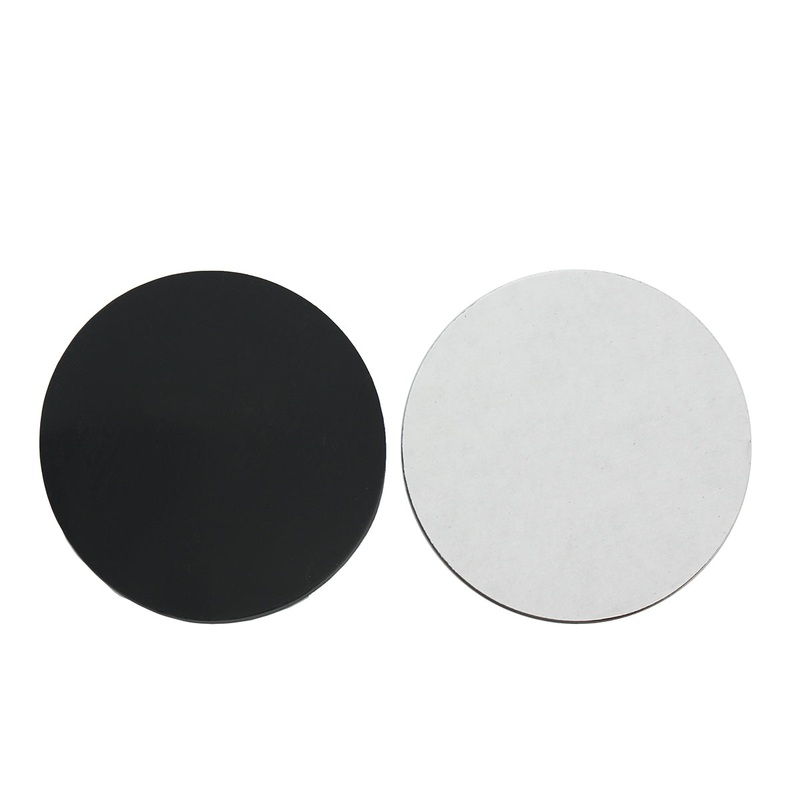 100Pcs 32mm Round Black Silicone Oval Model Bases Support for Wargames Table Games Warhammer 40K