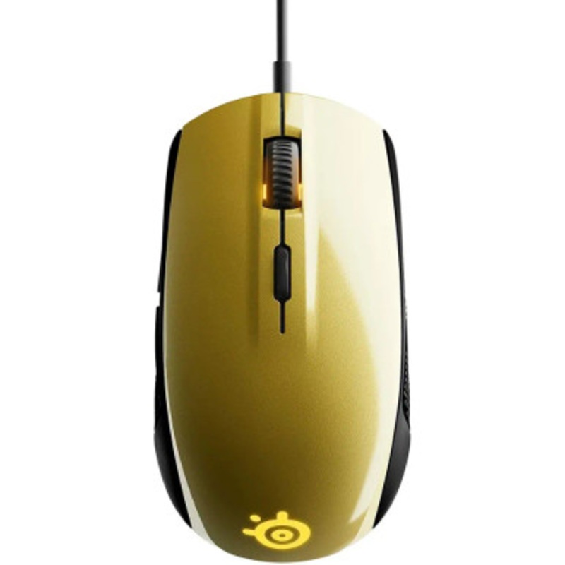 SteelSeries Rival 100, Optical Gaming Mouse, Alchemy Gold | 62336