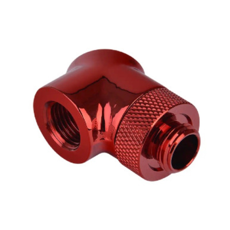 Thermaltake Pacific G1/4 90 Degree Adapter  Red (2-Pack Fittings) | CL-W052-CU00RE-A