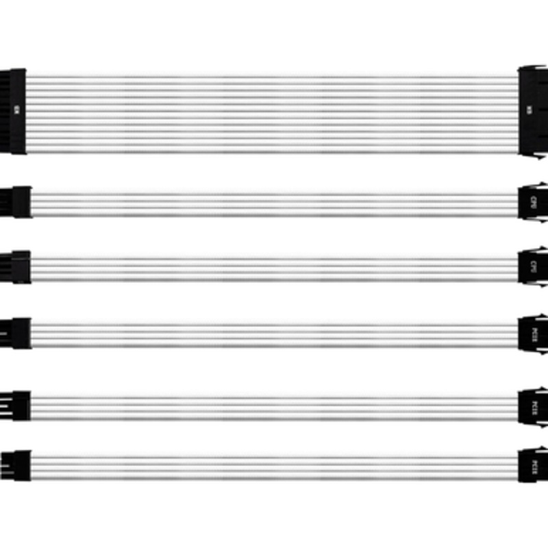 Cooler Master PVC PSU Extension Cable Kit | CMA-NEST16XXWT1-GL