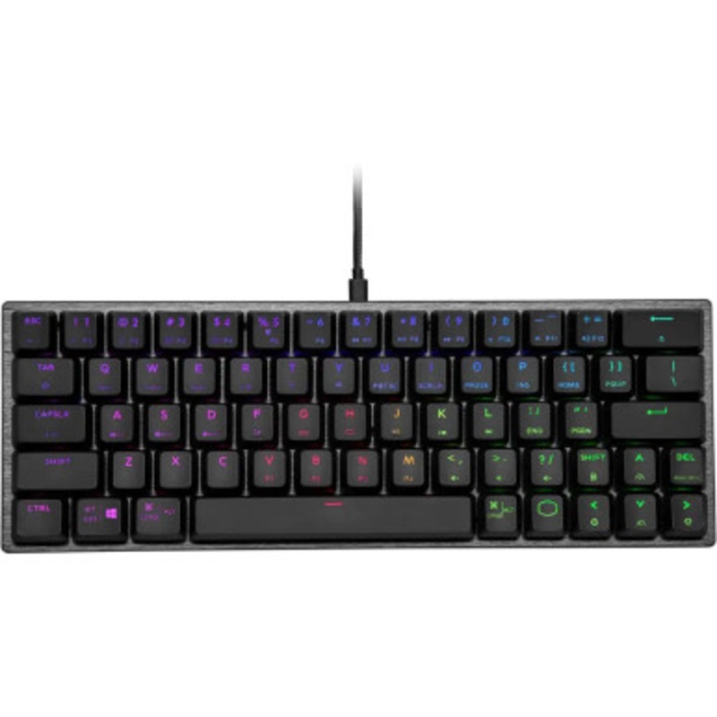 Cooler Master SK620 60% Space Gray Mechanical Low Profile Gaming Keyboard | SK-620-GKTL1-US