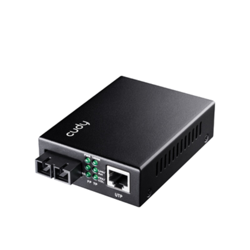 Cudy 10/100/1000 Fiber Media Converter | MC100GSA-20
