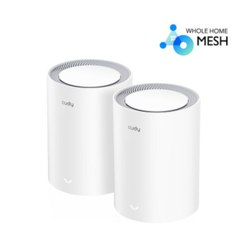 Cudy AX3000 2.5G Dual Band Wi-Fi 6 Mesh System, Model: M3000 V2.0, 2-Pack | M3000