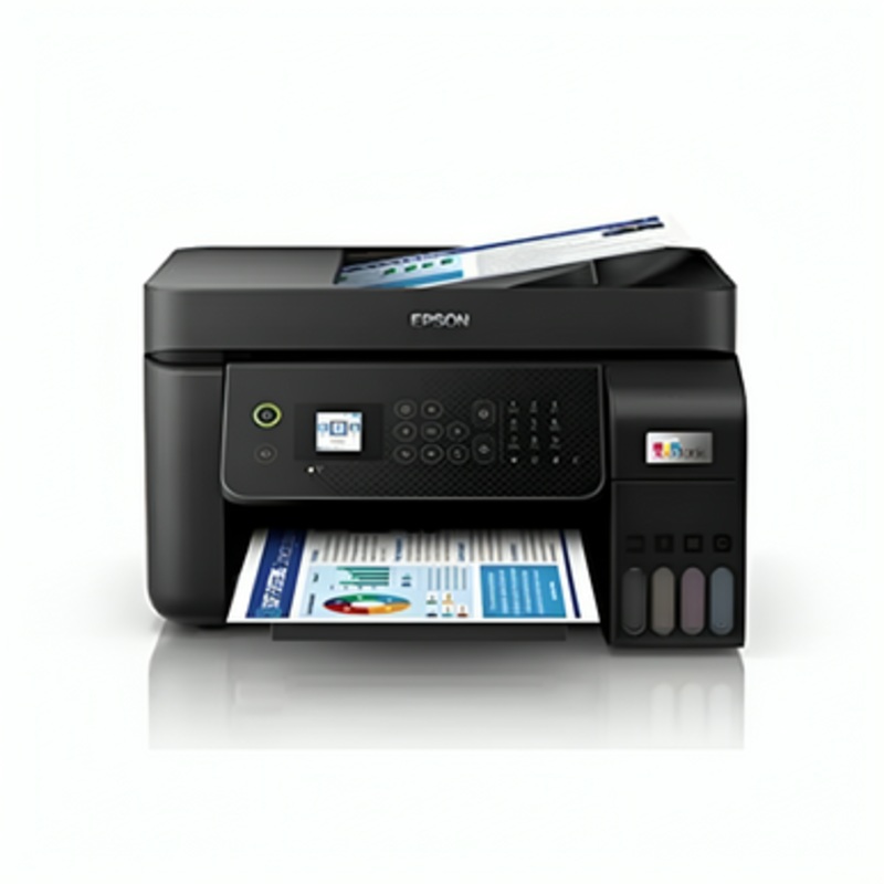 Epson Wi-Fi All-in-One Print, Scan, Copy, Fax with ADF Ink Tank Printer | L5290