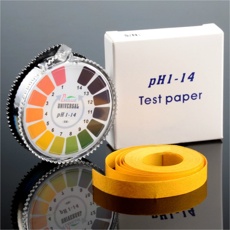 Universal PH Test Strips Roll Range of 1-14/5.5-9.0 Indicator Paper of with Color Chart