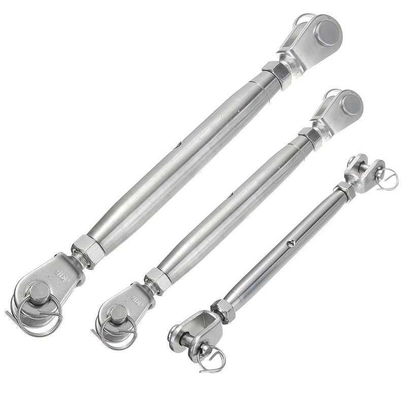 1/4 3/8 5/16 Inch Stainless Steel Rigging Screw Closed Body Jaw Turnbuckle