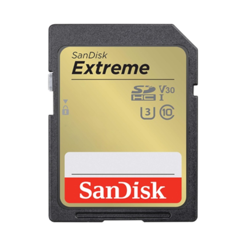 SanDisk 128GB Extreme UHS-I SDXC Memory Card  Up to 180MB/s Read, 90MB/s Write, V30, U3, Class 10, 4K UHD Video, Waterproof, Shockproof, Temperature-Resistant  SDSDXVA-128G-GNCIN
