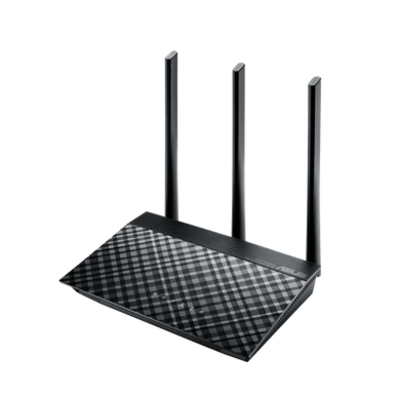 ASUS RT-AC53 Dual-band Wireless AC750 Gigabit Router, Fast 802.11ac Wi-Fi Router with 3 External Antenna, Wider Coverage, VPN Support, Black | 90IG02Z1-BU9000