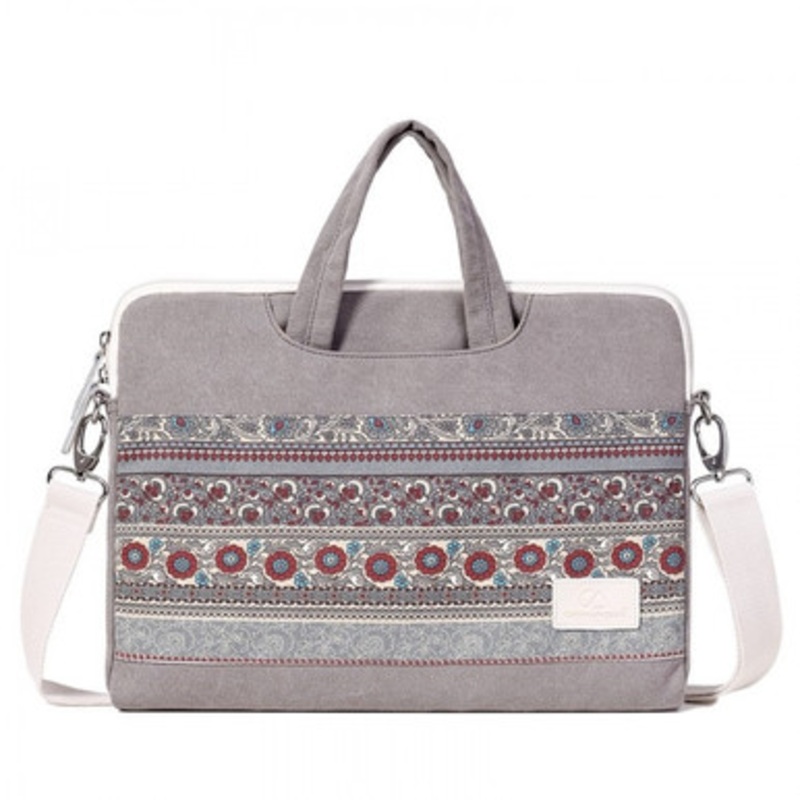 CanvasArtisan T38-5 15 Laptop Bag, Gray | T38-5-15GY