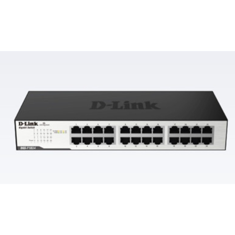 D-Link 24 Port 10/100/1000 Mbps Unmanaged Switch  |DGS-F1024
