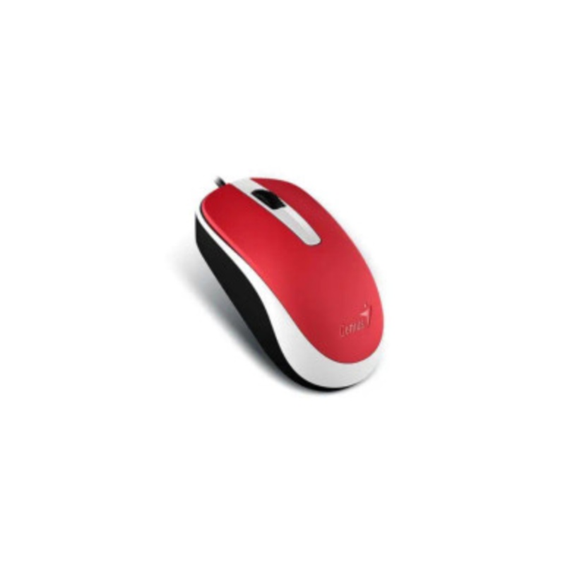 Genius DX120 Wired Optical Mouse, Red | DX120
