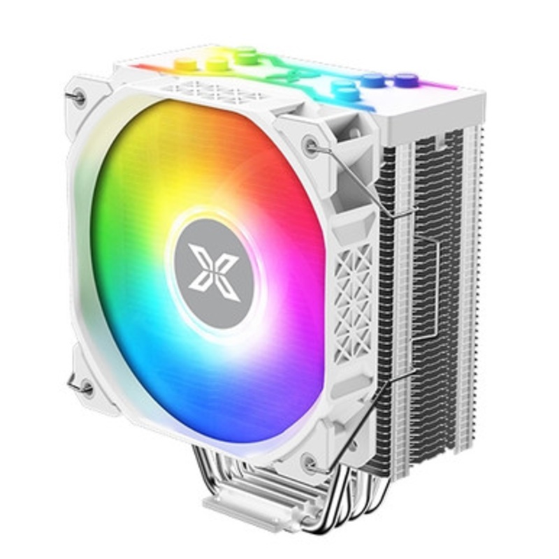 Xigmatek Air Killer Pro Arctic ARGB CPU Air Cooler with Top Cover Mini ARGB LED Controller  White