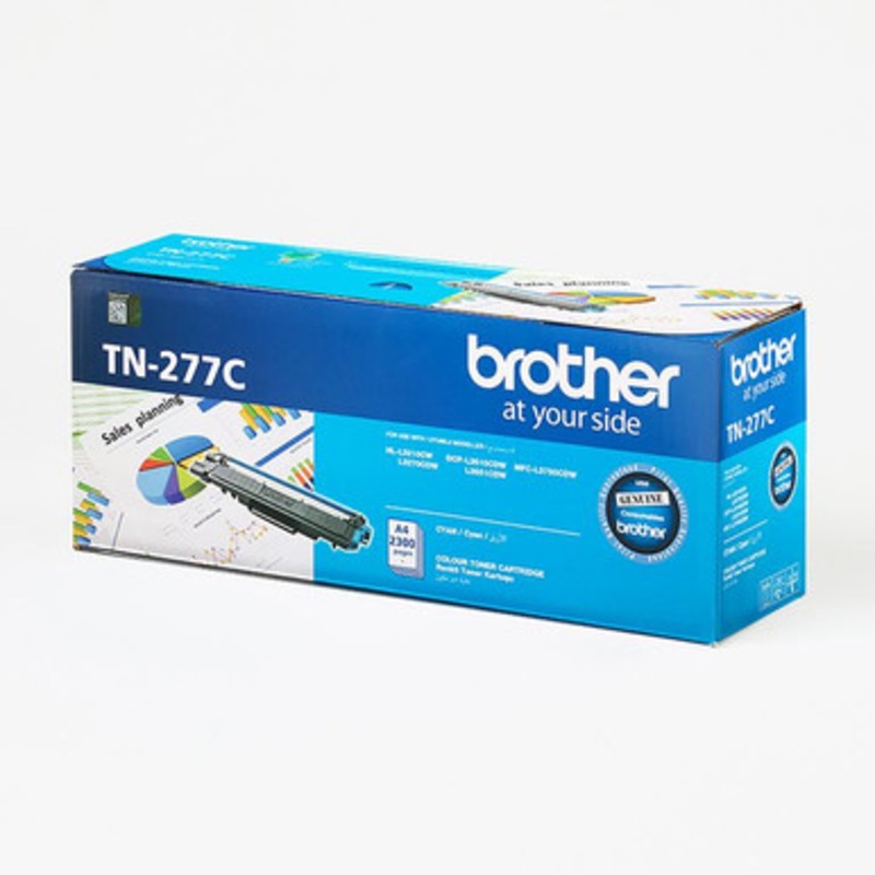 Brother 2,300 pages Cyan toner (DCP-L3510DW,DCP-L3551DW, MFC-L3750CDW) | TN-277C