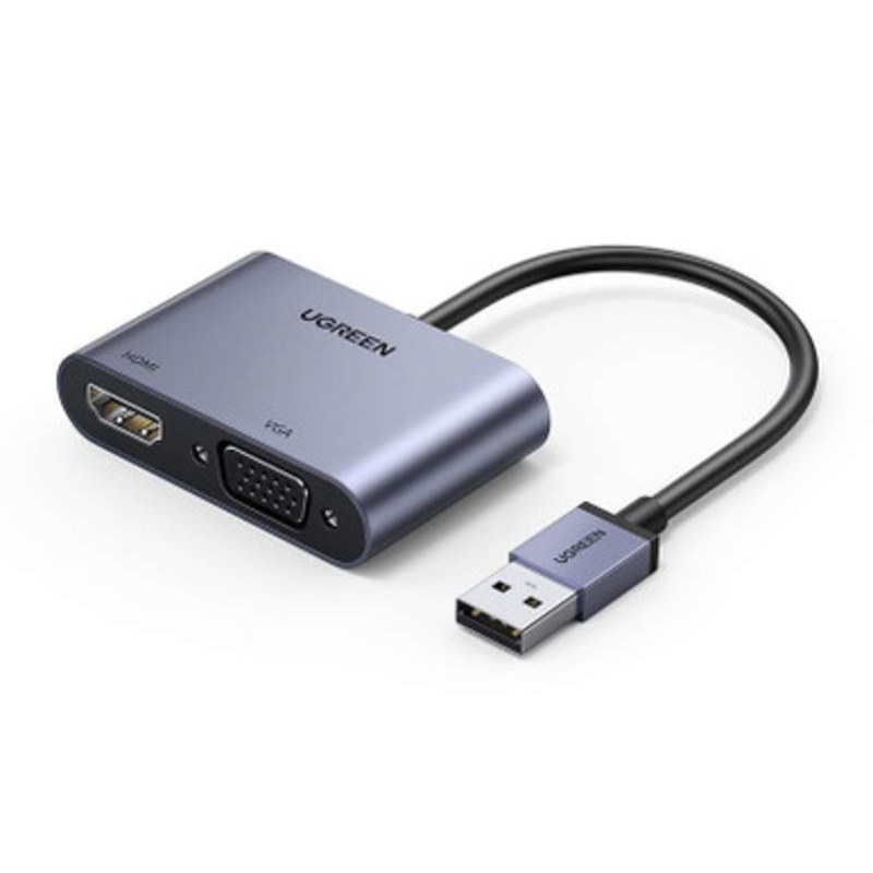 UGREEN USB 3.0 to HDMI + VGA Converter | 20518
