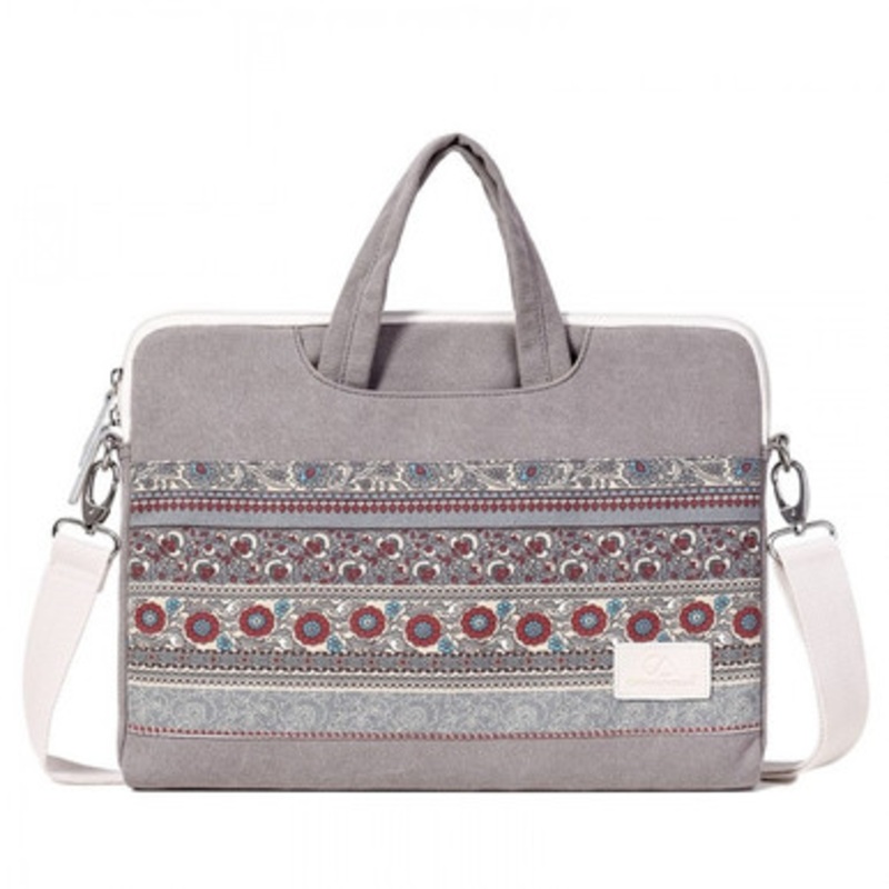 CanvasArtisan T38-5 13 Laptop Bag, Gray | T38-5-13GY