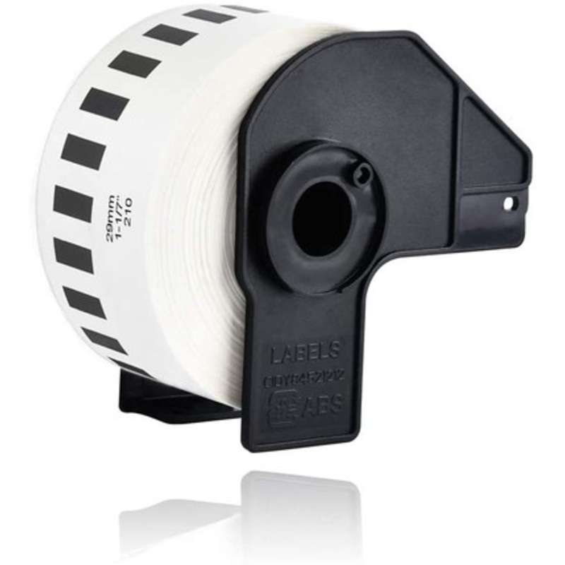 DK-22210 29mm x 30.48m Continuous Labels Cartridge Compatible for Brother P-Touch QL